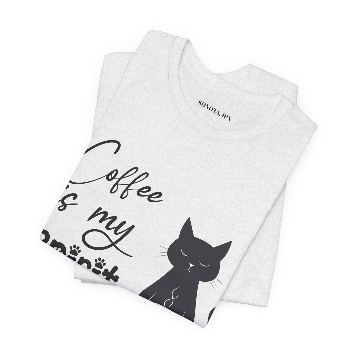 Minimalist Style Shirt, Basic Shirt, Clean Design Top, Casual Lady Top, Coffee Lover Shirt, Coffee Cat Lover Shirt, Lady Cat Tee, Woman Tee