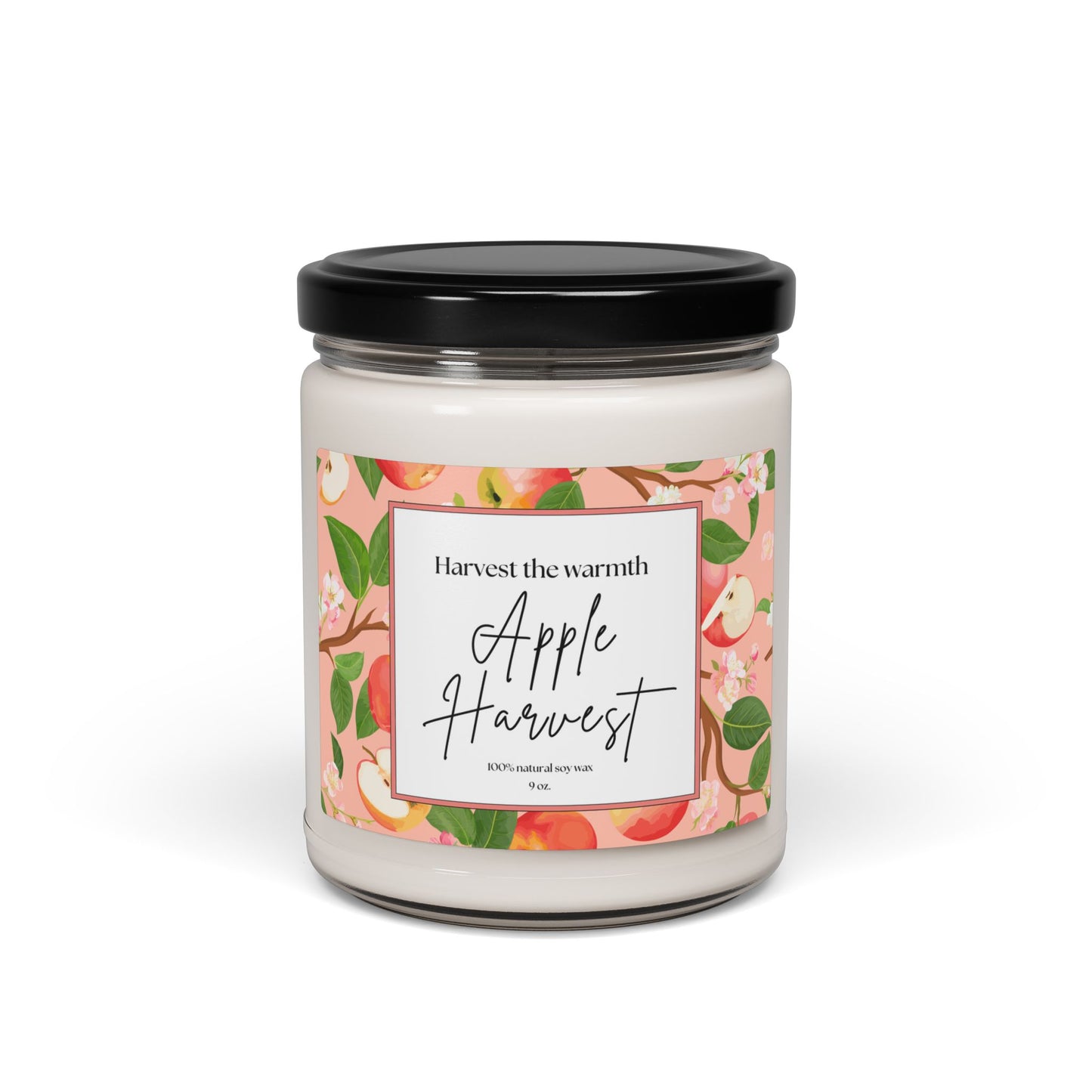 Apple Harvest Scented Soy Candle, Cozy Home Decor, Fall Fragrance, Gift for Her, Autumn Candle, Relaxing Aromatherapy