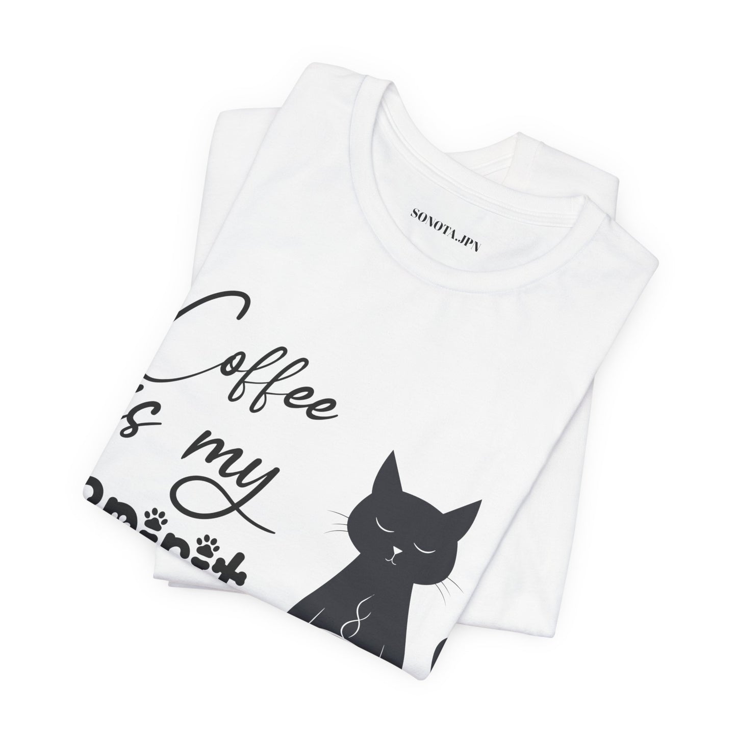 Minimalist Style Shirt, Basic Shirt, Clean Design Top, Casual Lady Top, Coffee Lover Shirt, Coffee Cat Lover Shirt, Lady Cat Tee, Woman Tee