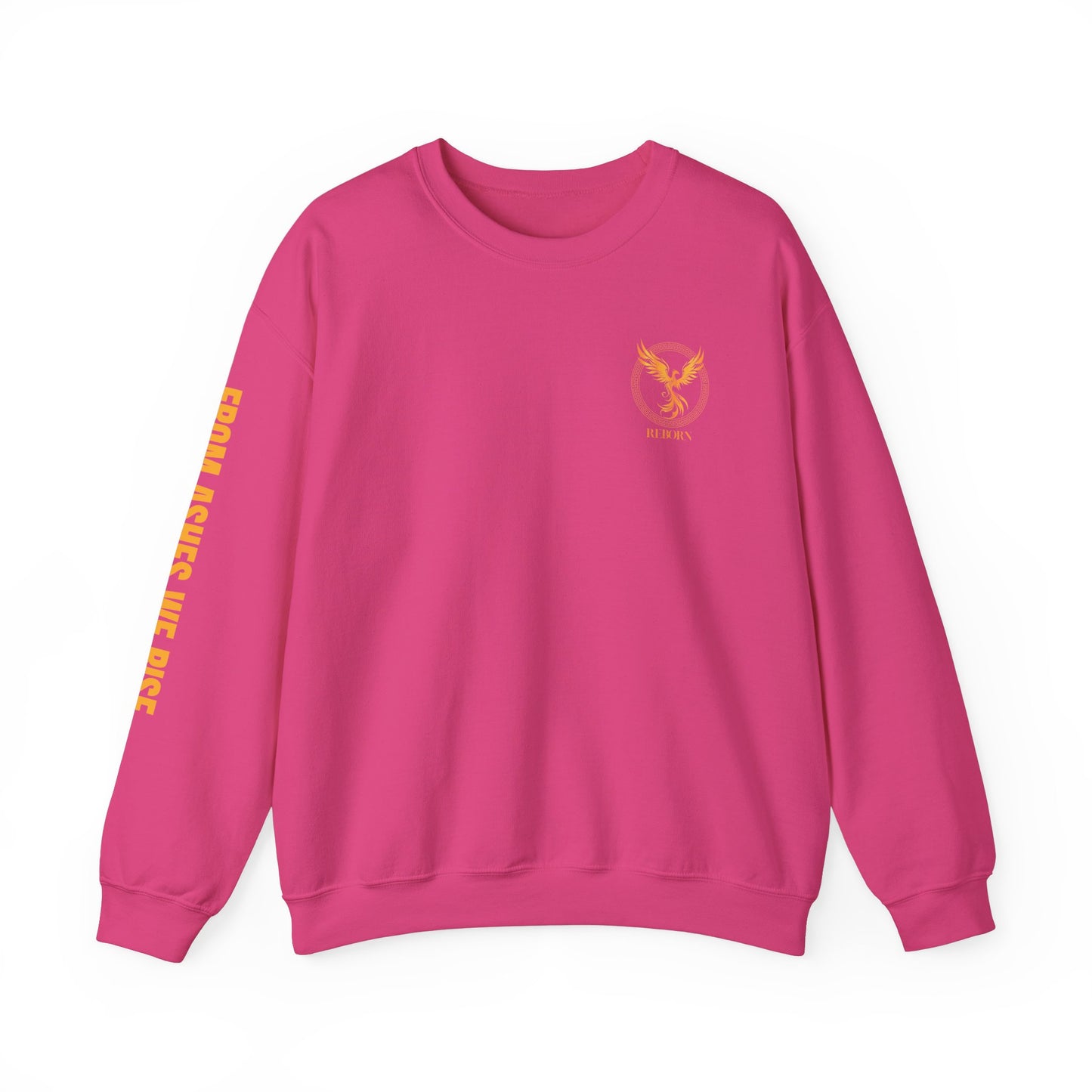 Phoenix Reborn Sweatshirt, perfect for Phoenix lovers, mythology enthusiasts, cozy winter nights, gift for fantasy fans, mythical creature